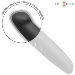 INTENSE- VIBRADOR DE PUNTO G PHIL NEGRO 13 CM