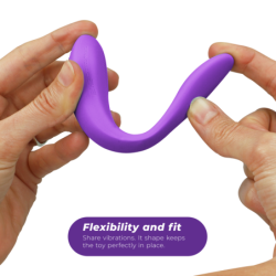 WE-VIBE - SYNC GO ESTIMULADOR DOBLE VIOLETA