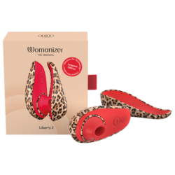 WOMANIZER - LIBERTY 2 ESTIMULADOR CLITORAL DE SUCCIÓN 8 NIVELES DE INTENSIDAD ESTAMPADO DE LEOPARDO