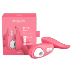 WOMANIZER - LIBERTY 2 ESTIMULADOR Y SUCCIÓN DE CLÍTORIS ROSA