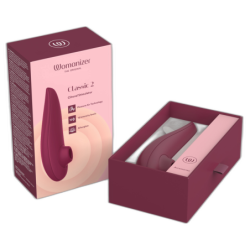 WOMANIZER - ESTIMULADOR CLITORAL CLÁSICO 2 DE BURDEOS