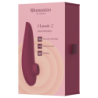 WOMANIZER - ESTIMULADOR CLITORAL CLÁSICO 2 DE BURDEOS