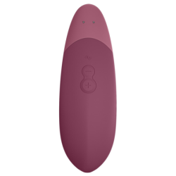 WOMANIZER - VIBRADOR SILENCIOSO DE RELLENO ROSA OSCURO