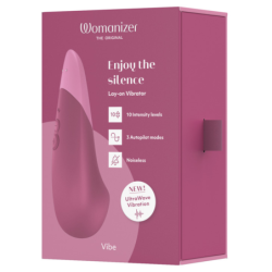 WOMANIZER - VIBRADOR SILENCIOSO DE RELLENO ROSA OSCURO