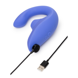 WOMANIZER - VIBRADOR ESTIMULADOR BLEND RABBIT AZUL VIBRANTE