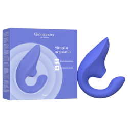 WOMANIZER - VIBRADOR ESTIMULADOR BLEND RABBIT AZUL VIBRANTE