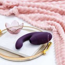 WOMANIZER - DUO NEXT ESTIMULADOR DOBLE DE CLITORAL Y PUNTO G NEGRO