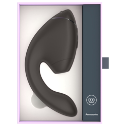 WOMANIZER - DUO NEXT ESTIMULADOR DOBLE DE CLITORAL Y PUNTO G NEGRO
