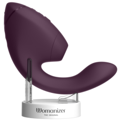 WOMANIZER - DUO NEXT ESTIMULADOR DOBLE DE CLITORAL Y PUNTO G MORADO OSCURO