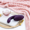 WOMANIZER - DUO NEXT ESTIMULADOR DOBLE DE CLITORAL Y PUNTO G MORADO OSCURO