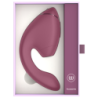 WOMANIZER - DUO NEXT ESTIMULADOR DOBLE DE CLITORAL Y PUNTO G ROSA OSCURO