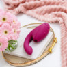 WOMANIZER - DUO NEXT ESTIMULADOR DOBLE DE CLITORAL Y PUNTO G ROSA OSCURO