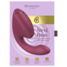 WOMANIZER - DUO NEXT ESTIMULADOR DOBLE DE CLITORAL Y PUNTO G ROSA OSCURO