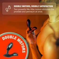 ARCWAVE - PERK MASAJEADOR DE PRÓSTATA VIBRATORIO CON DOBLE MOTOR Y MANDO A DISTANCIA NEGRO