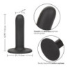 CALEXOTICS - BOUNDLESS DILDO LISO DE 12 CM COMPATIBLE CON ARNÉS