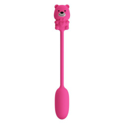 PRETTY LOVE - OLSON VIBRADOR TIPO BALA RECARGABLE CON CONTROLADOR CON CABLE ROSA
