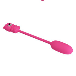 PRETTY LOVE - OLSON VIBRADOR TIPO BALA RECARGABLE CON CONTROLADOR CON CABLE ROSA