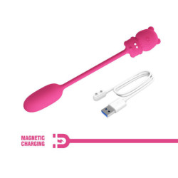 PRETTY LOVE - OLSON VIBRADOR TIPO BALA RECARGABLE CON CONTROLADOR CON CABLE ROSA