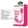 PRETTY LOVE - OLSON VIBRADOR TIPO BALA RECARGABLE CON CONTROLADOR CON CABLE ROSA