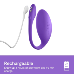 WE-VIBE - JIVE LITE VIBRADOR TIPO HUEVO PORTÁTIL CON CONTROL POR APP MORADO