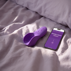 WE-VIBE - SHARED TOUCH VIBRADOR PARA PAREJAS DE DOBLE CARA MORADO