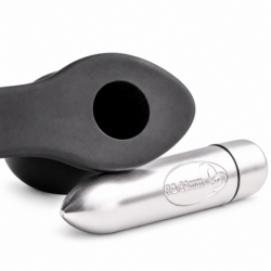 Rocks-Off - vibrador prostático ro-zen con doble anillo y 7 velocidades negro ónix