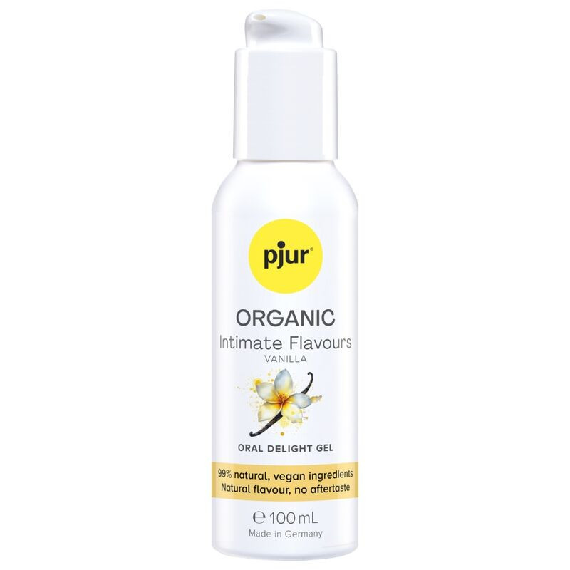 pjur - sabores íntimos orgánicos gel de placer oral de vainilla 100 ML