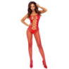 PASSION - body rojo de encaje BS124