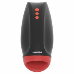 JAMYJOB - MASTURBADOR NOVAX CON VIBRACIÓN Y COMPRESIÓN