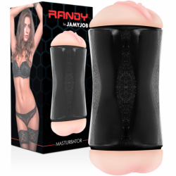 JAMYJOB - MASTURBADOR DE DOBLE AGUJERO - VAGINA Y ANO
