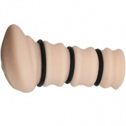 TORO LOCO - MASTURBADOR CON ANILLOS VAGINALES MODELO 2