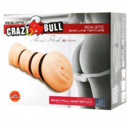 TORO LOCO - MASTURBADOR CON ANILLOS VAGINALES MODELO 2