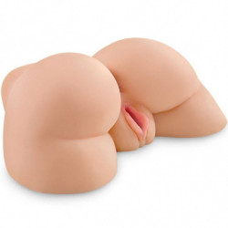 PDX PLUS - MASTURBADOR DOBLE DE PIEL CLARA CON TRASERO PERFECTO