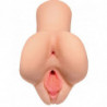 PDX PLUS - ELIGE TU PLACER MASTURBADOR DOBLE DE PIEL CLARA