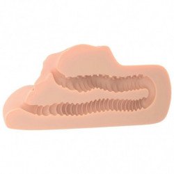 PDX PLUS - MASTURBADOR DE DOBLE ESTIRAMIENTO PARA VAGINA Y ANO NATURALES PERFECTOS