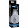 PDX MALE -  BOMBEADOR Y DESCARGADOR - TRANSPARENTE