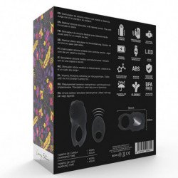 MIA - ANILLO PARA PENE COLOSSEO CON CONTROL REMOTO NEGRO