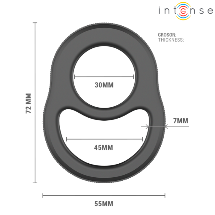 INTENSE - RICHARD DOUBLE PENIS RING MODEL 3
