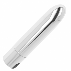 OHMAMA - BALA VIBRADORA DE PLATA DE 9,5 CM