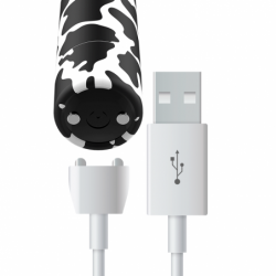 BALAS PERSONALIZADAS - RECARGABLES CON IMAGEN DE VACA, 10 INTENSIDADES