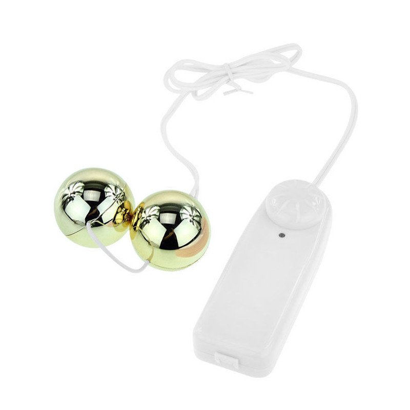 BAILE - VIBRADOR DE BOLAS CHINAS DORADAS
