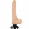 BASECOCK - VIBRADOR REALISTA 2-1 CARNE 18,5 CM -O- 4 CM