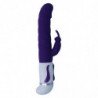VIBRADOR ROTATOR INTENSO DE SILICONA LILA