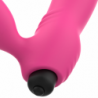 OHMAMA - VIBRADOR DE DOBLE ESTIMULACIÓN BIX EDICIÓN NAVIDEÑA ROSA