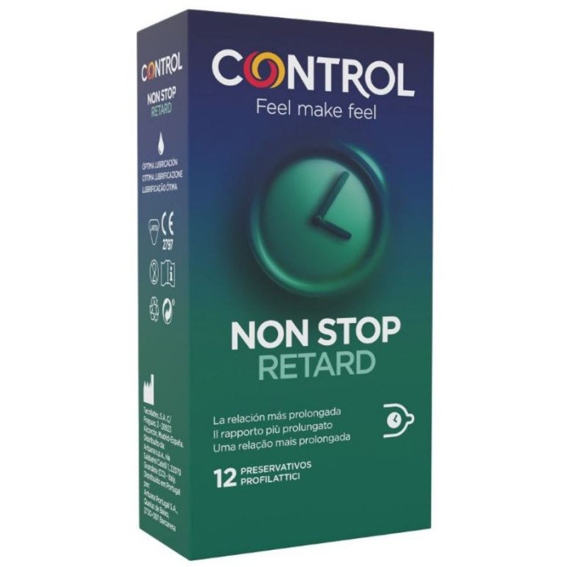 CONTROL - PRESERVATIVOS DE RETARDADO SIN PARAR 12 UNIDADES