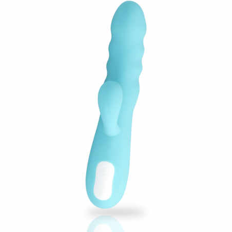 MIA EIFFEL VIBRADOR ROTADOR AZUL TURQUESA