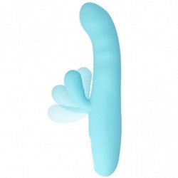 MIA EIFFEL VIBRADOR ROTADOR AZUL TURQUESA