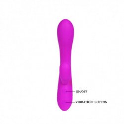 PRETTY LOVE - VIBRADOR INTELIGENTE VICTOR CON ESTIMULADOR DE CLÍTORIS