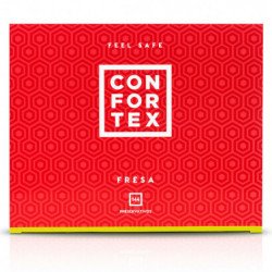 CONFORTEX - PRESERVATIVO DE FRESA 144 UNIDADES