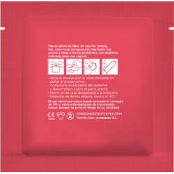 CONFORTEX - PRESERVATIVO DE FRESA 144 UNIDADES
